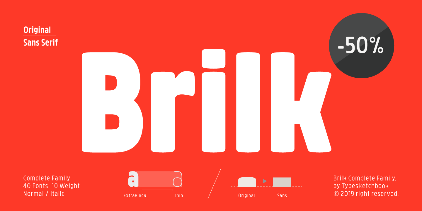 폰트 Brilk